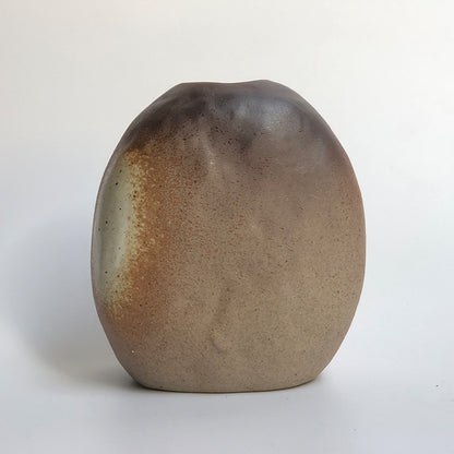 Kleine Keramikvase im japanischen Stil – Boho-Deko-Vase handglasiert