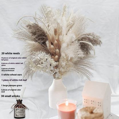 Boho Trockenblumenstrauß – Pampasgras, Hasenschwanzgras & Schachtelhalm naturgetrocknet