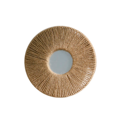 Boho-Wandspiegel aus Hanfseil – Handgewebte Wanddeko aus Acryl in 2 Größen