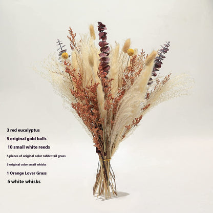 Boho Trockenblumenstrauß – Pampasgras, Hasenschwanzgras & Schachtelhalm naturgetrocknet