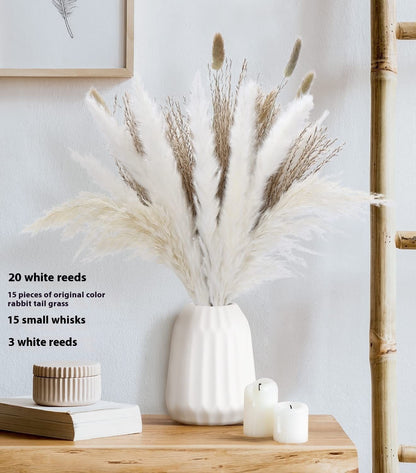 Boho Trockenblumenstrauß – Pampasgras, Hasenschwanzgras & Schachtelhalm naturgetrocknet