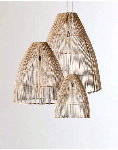 „ZenGlow Collection – Japanische Rattanlampen von VibeNest“